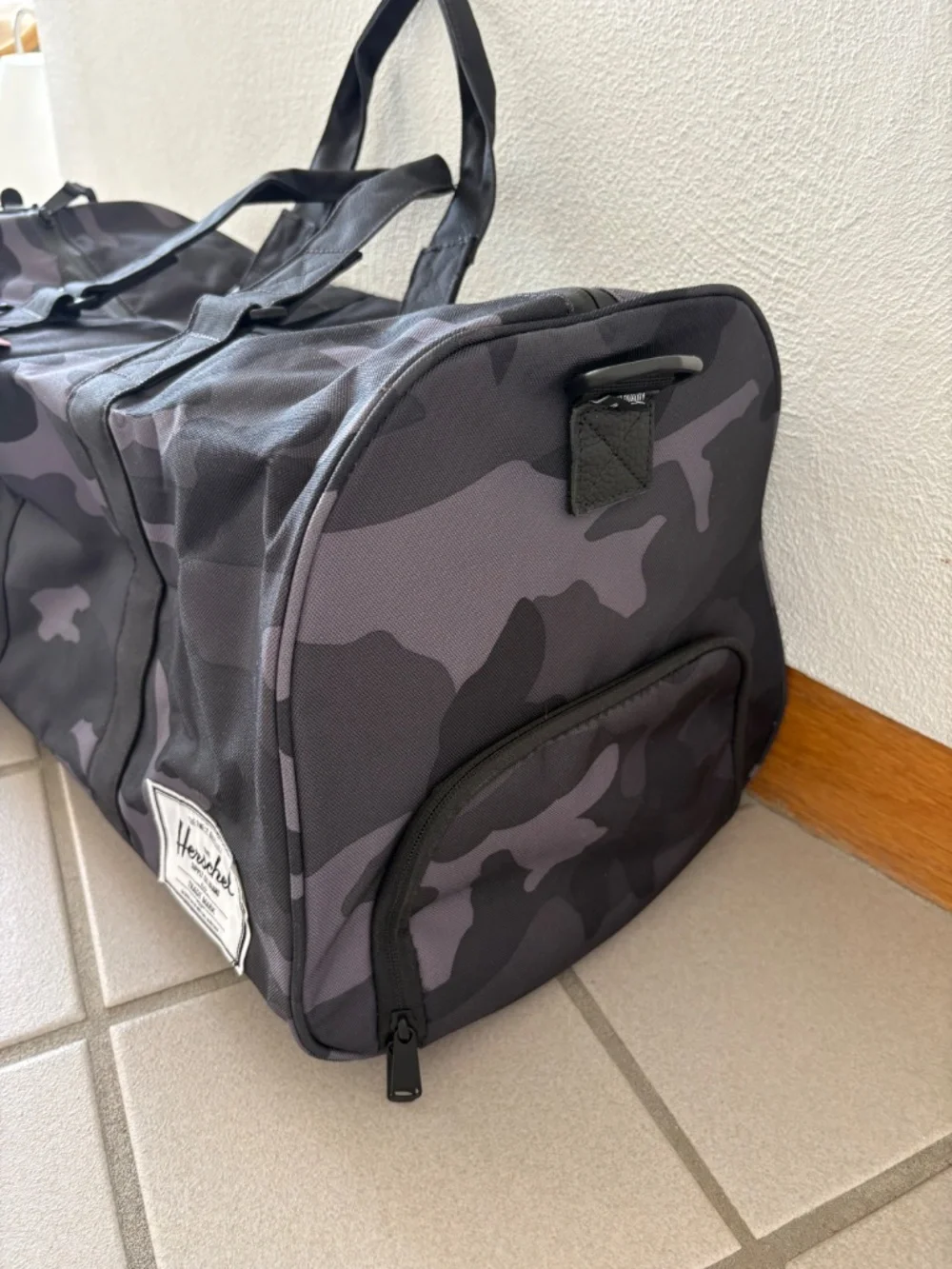 Herschel Novel Carry On Duffle Black Night Camo NWT